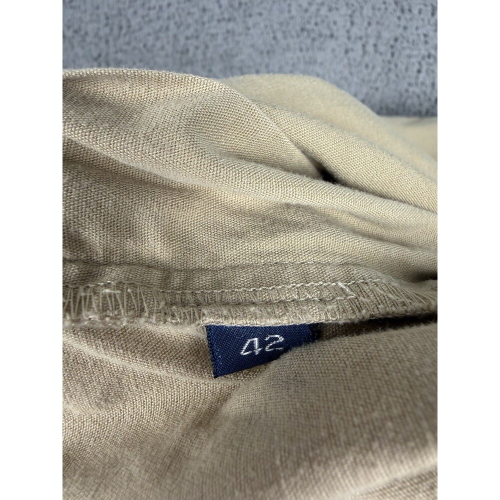 Vintage Polo Ralph Lauren Shorts Mens 42 Khaki Pleated Tyler Short Classic - Picture 10 of 10